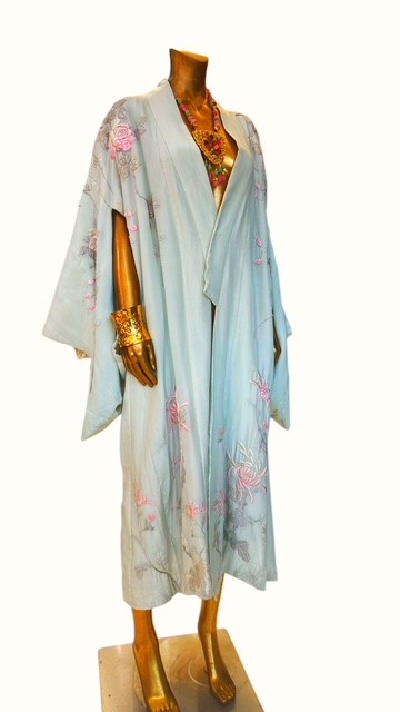 1920's Antique silk robe