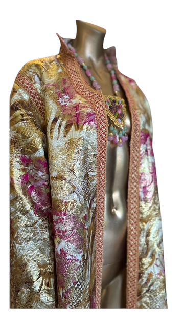 1970s Gold Lame Kaftan